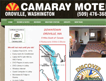 Tablet Screenshot of camaraymotel.com